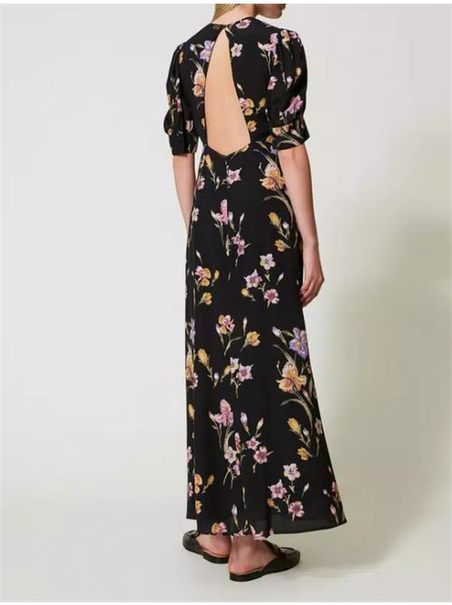 FLOWER DRESS TWIN SET | 251TP277012328 ST.IRIS MULT/BLACK